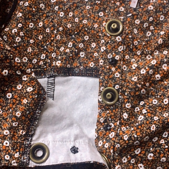 REVOLVE x FREE PEOPLE Call Me Cord Long puff Sleeve Snap front Mini new - Picture 8 of 13